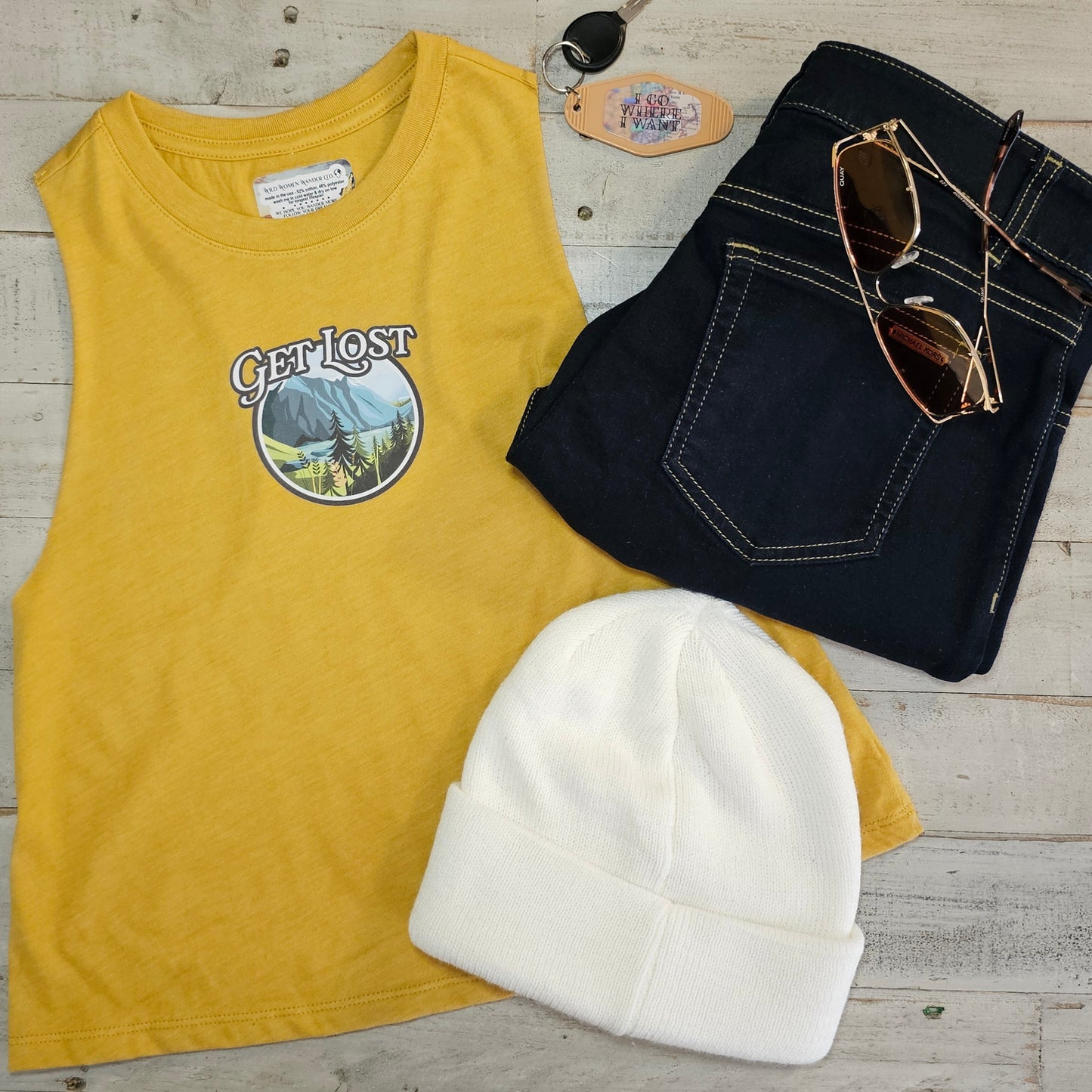 Cropped Get Lost Tank