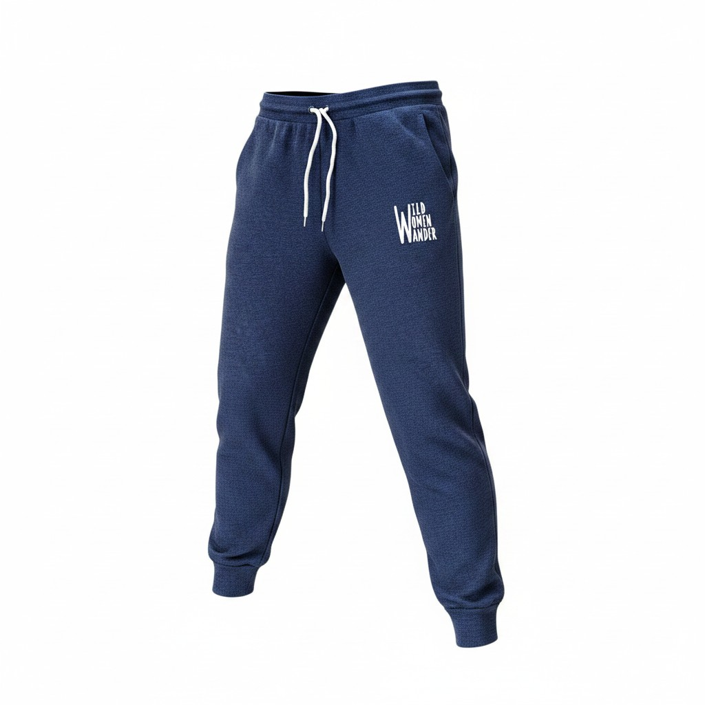 Heather Navy Jogger Sweatpants