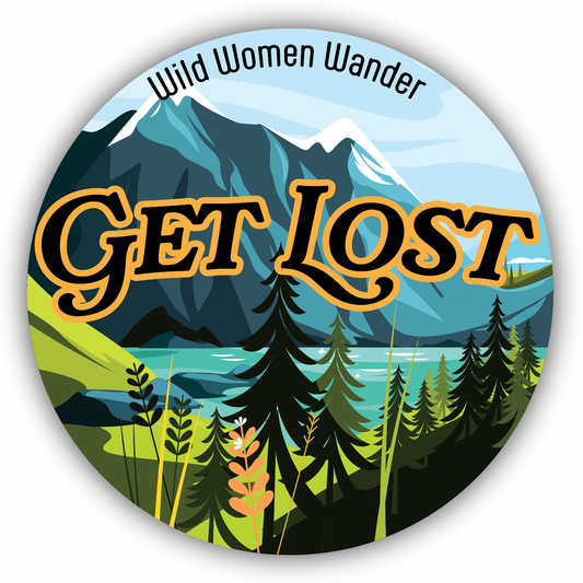 Sticker - Mountain Badge Get Lost