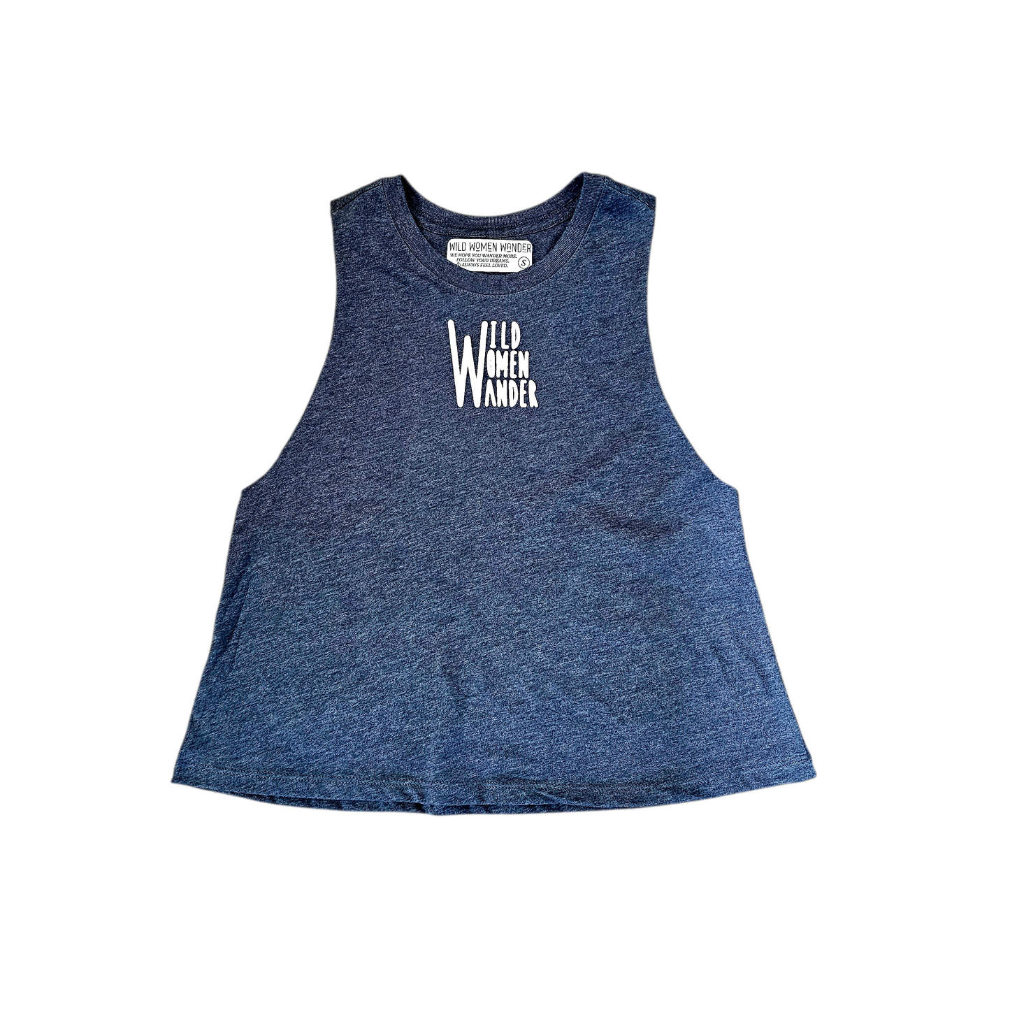 Winter Blues - Cropped Tank
