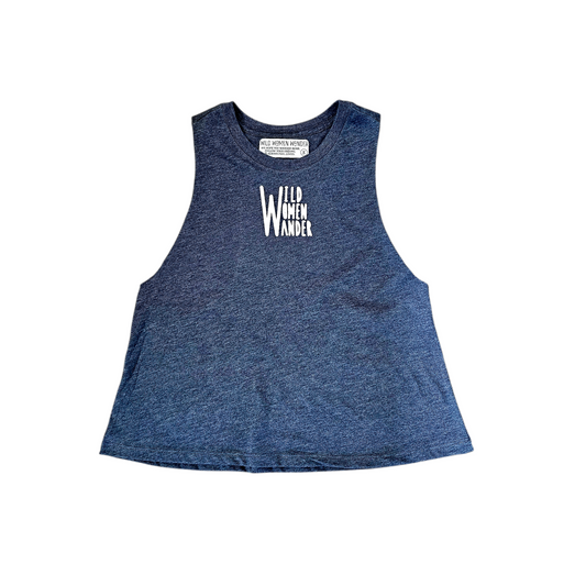 Winter Blues - Cropped Tank