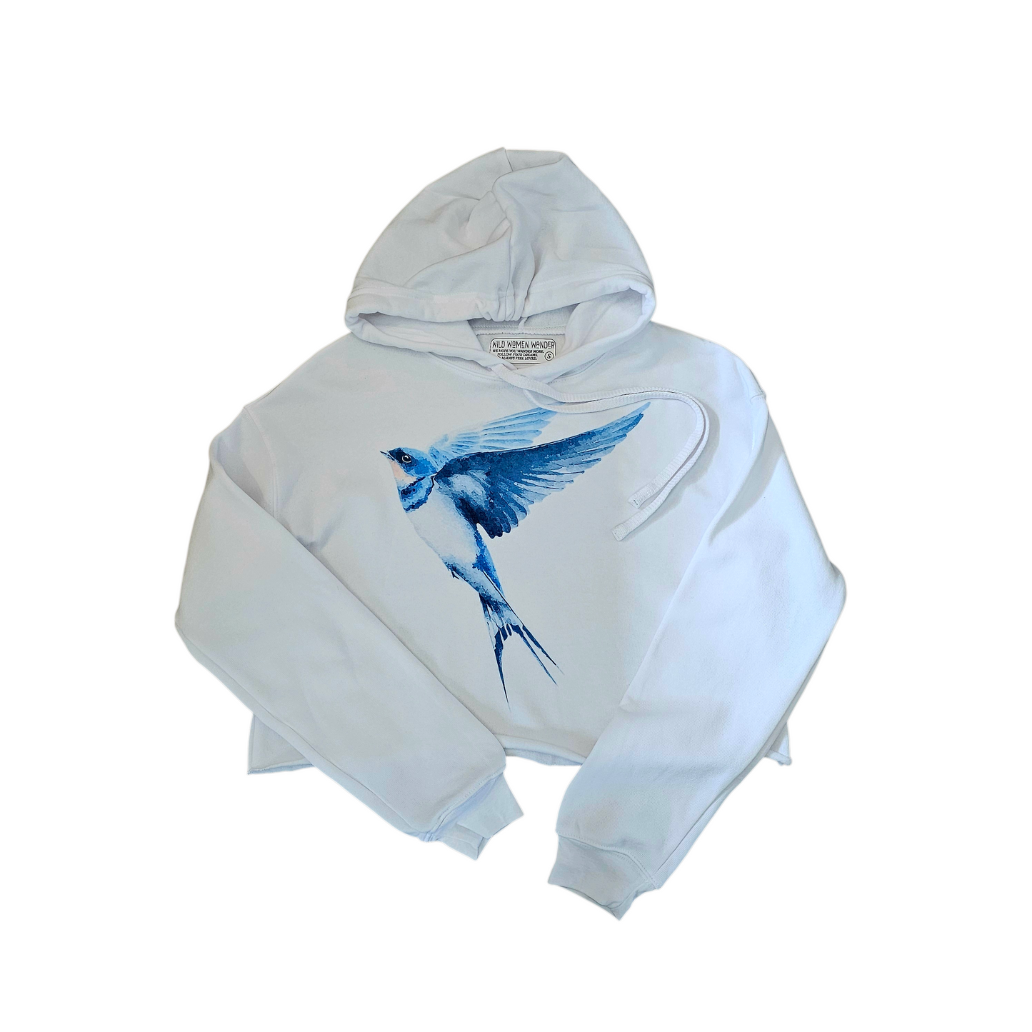 Winter Blues - Cropped Hoodie